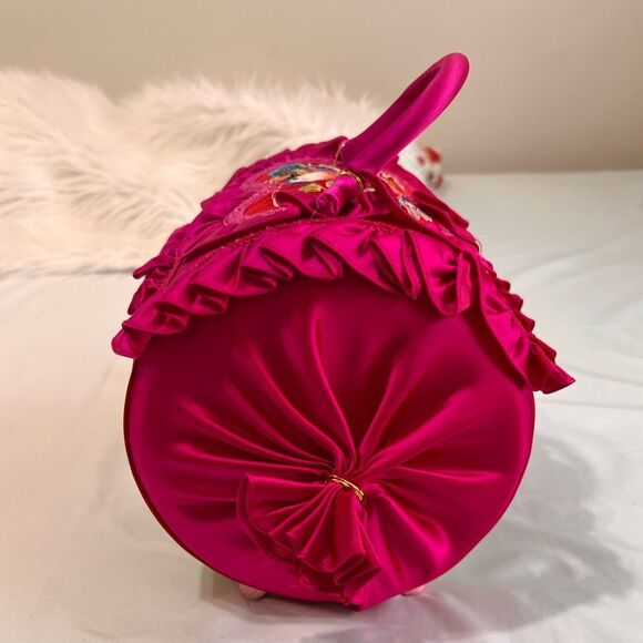 Vintage Colorful Striped Barrel Style Bag Mad In Korea - Picture 6 of 10